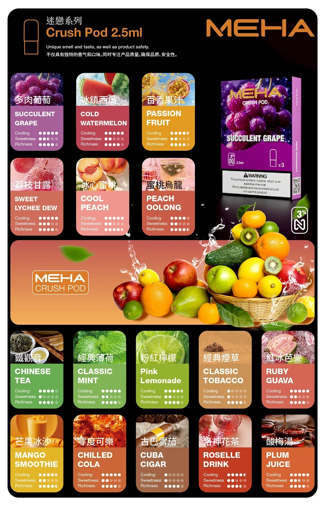 MEHA魅嗨五代煙彈webp SP2S 台灣電子煙商店